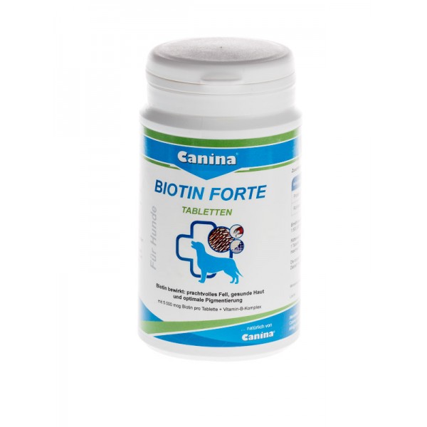 Canina Biotin Forte - Δισκία Βιοτίνης 200gr/60tbs Δέρμα - Τρίχωμα