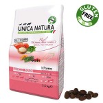 Unica Natura - Unico Maxi Σολομό Ρύζι Μπιζέλια 12kg Ολιστικές Τροφές 