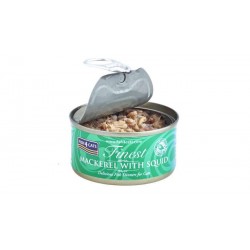 Fish4Cats Finest Mackerel with Squid 70gr Super Premium Τροφές