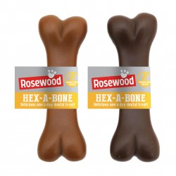 Rosewood Daily Eats Hex-A-Bone Dog Treats 12cm 54g  Dental - Στοματική Υγιεινή