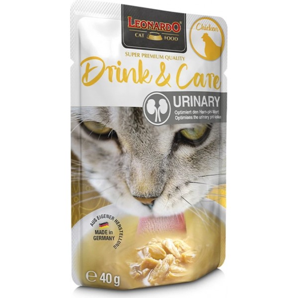 Leonardo Drink & Care Urinary με Κοτόπουλο 40gr Ολιστικές Τροφές