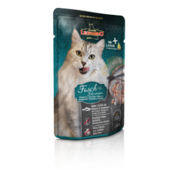 Leonardo φακελάκι γάτας με ψάρι και γαρίδες 85gr 