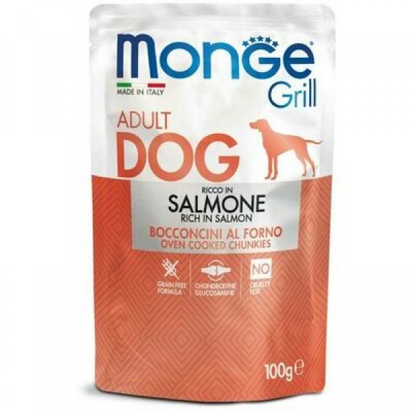 Monge Grill Dog Salmon 100gr Super Premium Τροφές
