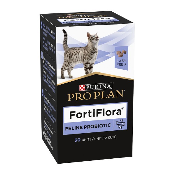 Purina Pro Plan Fortiflora Cat Chews 30 tabs 15gr Πεπτικές Διαταραχές