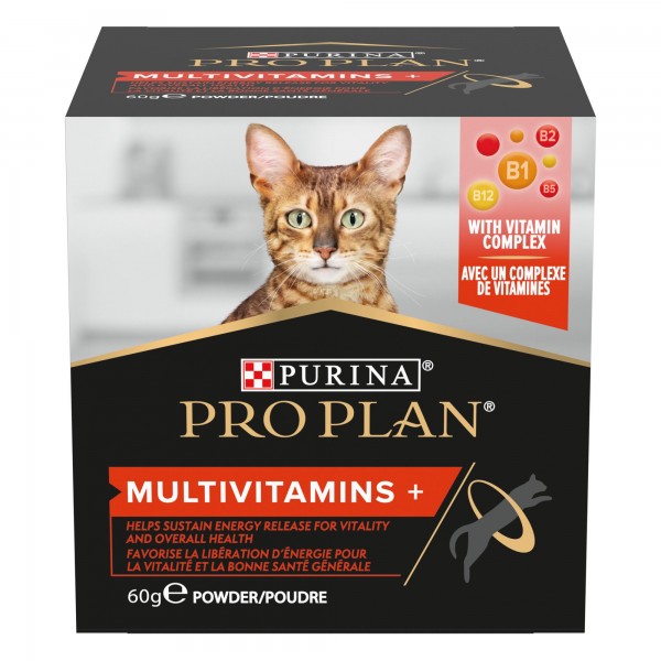 Purina Pro Plan Cat Multivitamins + Συμπλήρωμα Διατροφής Γάτας με Πολυβιταμίνες σε Σκόνη 60gr Ενίσχυση Ανοσοποιητικού
