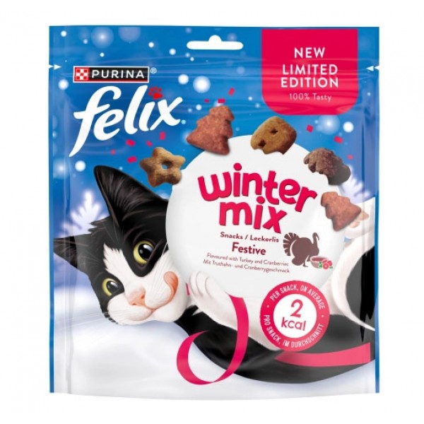 Purina Felix Winter Mix 200gr Τραγανές Λιχουδιές