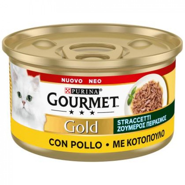Gourmet Gold "Ζουμερός Πειρασμός" με Κοτόπουλο 85gr Super Premium Τροφές