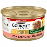 Gourmet Gold "Ζουμερός Πειρασμός" με Σολομό 85gr Gourmet Gold "Ζουμερός Πειρασμός" με Σολομό 85gr Super Premium Τροφές