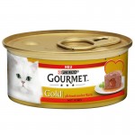 Gourmet Gold "Η Καρδιά της Γεύσης" με Βοδινό 85gr Super Premium Τροφές