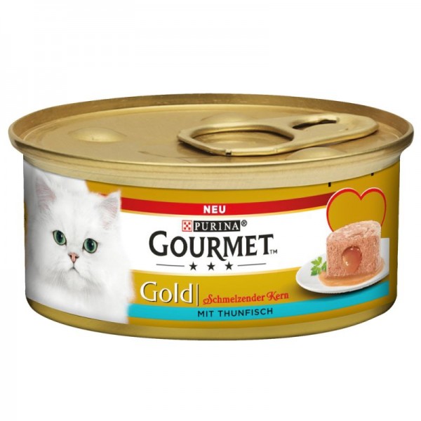 Gourmet Gold "Η Καρδιά της Γεύσης" με Τόνο 85gr Super Premium Τροφές