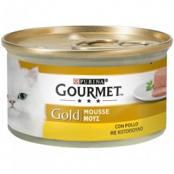 Gourmet Gold Mousse με Κοτόπουλο 85gr Super Premium Τροφές
