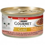 Gourmet Gold “Η Απόλαυση της Σάλτσας” με Σολομό & Γεύση Ψητού Σολομού 85 gr Gourmet Gold “Απόλαυση της Σάλτσας” με Σολομό & Γεύση Ψητού Σολομού 85 gr Super Premium Τροφές