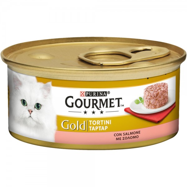 Gourmet Gold Tartar Σολομός 85gr Super Premium Τροφές