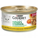 Gourmet Nature's Creations Κοτόπουλο γαρνιρισμένο με σπανάκι και ντομάτα 85gr  Gourmet Nature's Creations Κοτόπουλο 85gr  Super Premium Τροφές