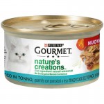 Gourmet Nature's Creations Τόνος γαρνιρισμένο με ντομάτα και ρύζι  85gr  Gourmet Nature's Creations Τόνος γαρνιρισμένο με ντομάτα και ρύζι  85gr  Super Premium Τροφές