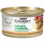 Gourmet Nature's Creations Γαλοπούλα γαρνιρισμένο με σπανάκι και άγριο καρότο  85gr  Gourmet Nature's Creations Γαλοπούλα γαρνιρισμένο με σπανάκι και άγριο καρότο  85gr  Super Premium Τροφές