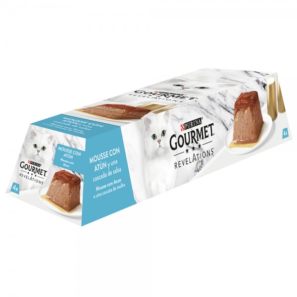 Gourmet Revelations Mousse Ψάρια Ωκεανού 4 x 57g Super Premium Τροφές