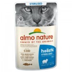 Almo Nature Holistic Sterilised Cod 70 g Κομματάκια σε Σάλτσα Ολιστικές Τροφές