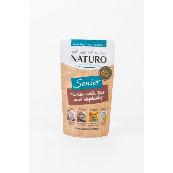 Naturo Senior Grain Free Turkey with Rice and Vegetables 150g Ολιστικές Τροφές