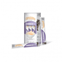 M-PETS Creamy Cat treat with Functions - Ageing 6+ Duck & Tuna & Salmon  60gr