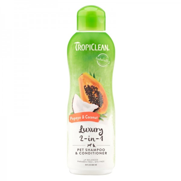 TropiClean Papaya & Coconut - Shampoo & Conditioner 592ml Καλλυντικά Σαμπουάν
