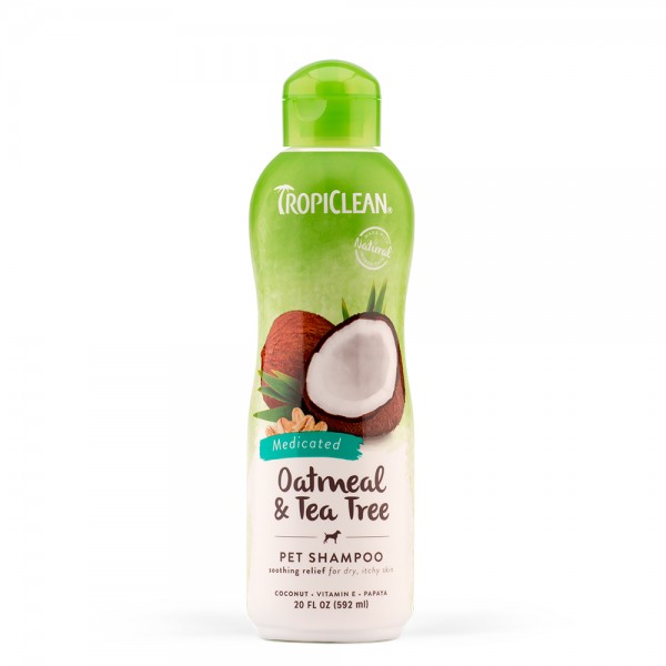 Tropiclean Oatmeal & Tea Tree - Medicated Shampoo 592ml
