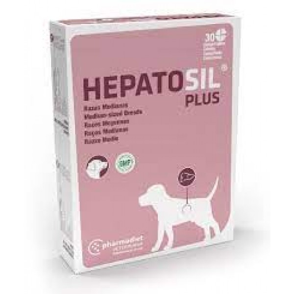 Hepatosil Plus Medium Breeds 30 διαιρούµενα εύγευστα µασώµενα δισκία Ηπατικές Διαταραχές - Παγκρεατικές Διαταραχές