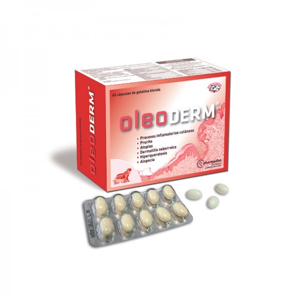 oleoDERM για τον έλεγχο των φλεγμονωδών δερματικών διαταραχών - 60 κάψουλες Δέρμα - Τρίχωμα