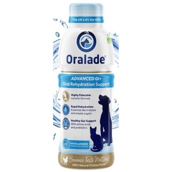 Oralade® Advanced GI+ Dog & Cat 500ml Πεπτικές Διαταραχές Σκύλου Oralade® Advanced GI+ Dog & Cat 500ml Πεπτικές Διαταραχές Σκύλου
