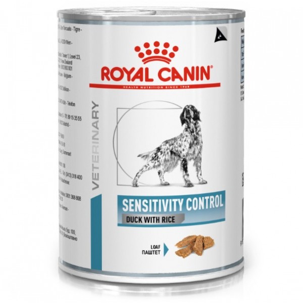 Royal Canin Veterinary Diet - Canine Sensitivity Control Πάπια & Ρύζι 410gr