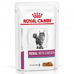 Royal Canin Veterinary Diet - Feline Renal Chicken κομματάκια σε σάλτσα 85gr Κλινικές Τροφές - Δίαιτες
