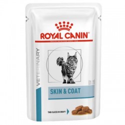 Royal Canin Veterinary Diet - Feline Skin & Coat 85gr wet Κλινικές Τροφές - Δίαιτες