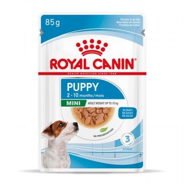 Royal Canin Size Health Nutrition - Puppy Mini Pouch 85gr Super Premium Τροφές