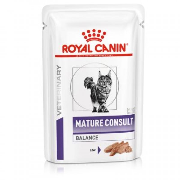 Royal Canin Veterinary Health Nutrition - Feline Mature Consult Balance 85gr Κτηνιατρικές Τροφές 