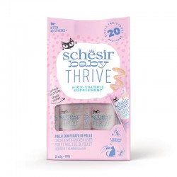 Schesir Baby Cat Pouch Thrive Mousse Κοτόπουλο με Συκώτι 20x8gr Super Premium Τροφές