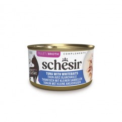 Schesir Cat Compliments Broth Τόνος με Αθερίνα 70gr
