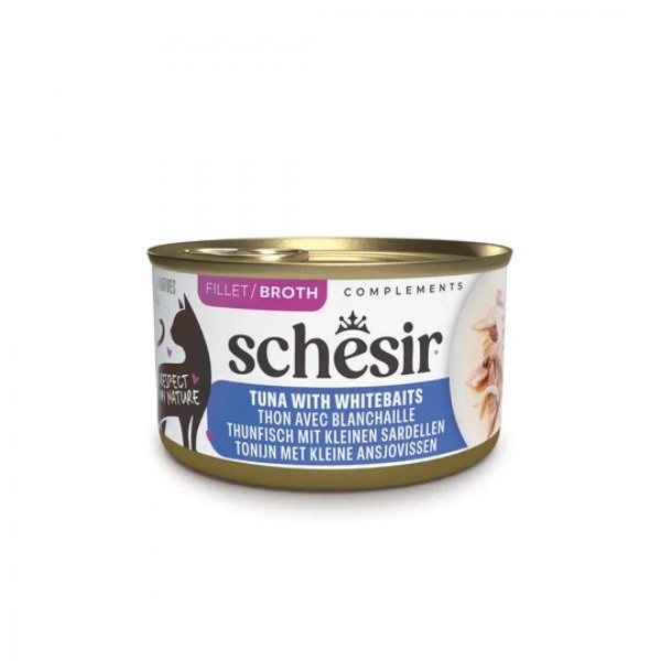 Schesir Cat Compliments Broth Τόνος με Αθερίνα 70gr Super Premium Τροφές Schesir Cat Compliments Broth Τόνος με Αθερίνα 70gr Super Premium Τροφές