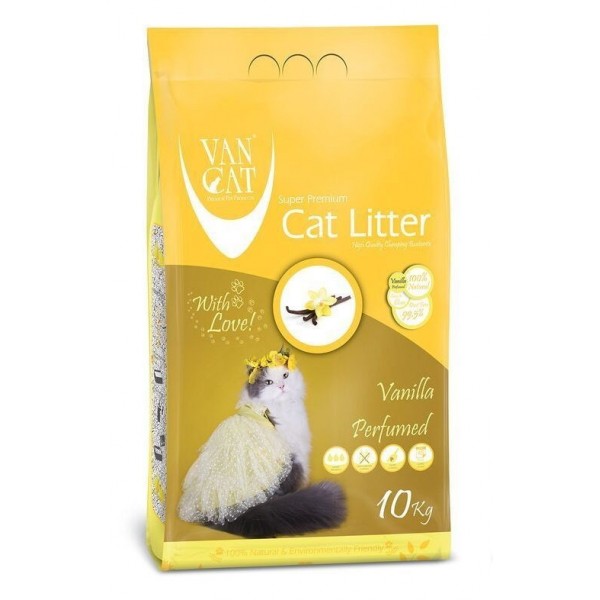 Van Cat Vanille Άμμος για γάτες (10kg) Γάτα