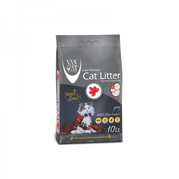 Van Cat Grey Άμμος για γάτες 10lt Συγκολλητικές - Clumping 