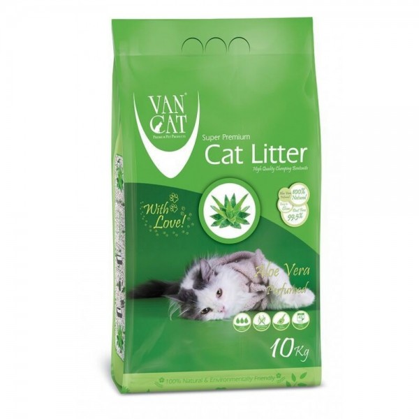 Van Cat Aloe Vera Άμμος για γάτες 10kg Άμμος Υγιεινής