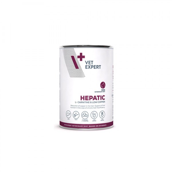 VetExpert - Hepatic Dog 400gr κονσέρβα σκύλου Κλινικές Τροφές - Δίαιτες