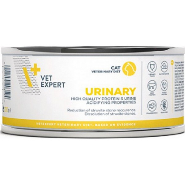 VetExpert - Urinary Cat 100gr wet Κλινικές Τροφές - Δίαιτες
