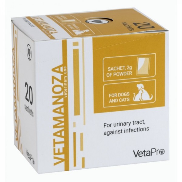 VetaPro Vetamanoza Για το Ουροποιητικό 20 Φακελάκια των 20gr Ενίσχυση Ουροποιητικού