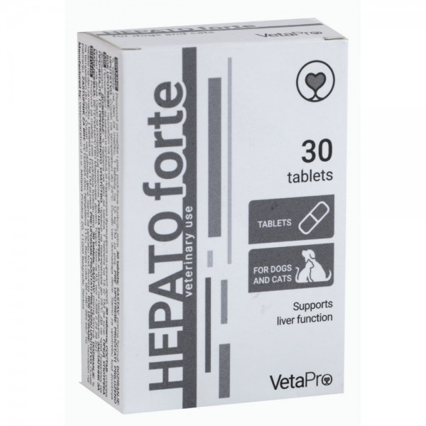 VetaPro Hepatoforte 30 Δισκία Ηπατικές Διαταραχές - Παγκρεατικές Διαταραχές