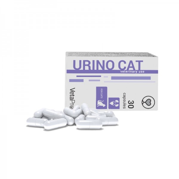 VetaPro Urino Cat 30 Capsules Για τη Φυσική Υποστήριξη της Ουροδόχου Κύστης Ενίσχυση Ουροποιητικού