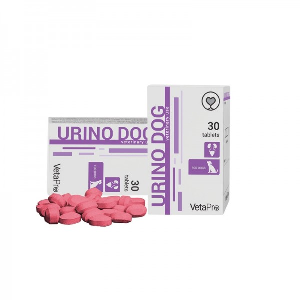 VetaPro Urino Dog 30 δισκία Για τη Φυσική Υποστήριξη της Ουροδόχου Κύστης Ενίσχυση Ουροποιητικού