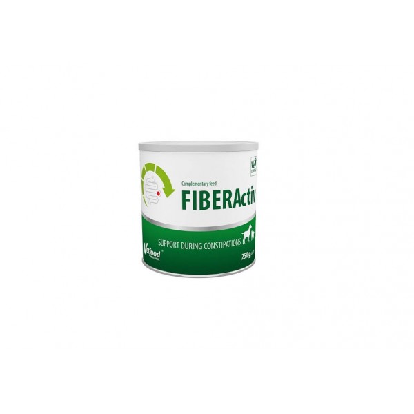Vetfood FiberActiv 250gr για τη φυσιολογική λειτουργία του εντέρου για Σκύλους και Γάτες Πεπτικές Διαταραχές
