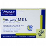 Anxitane M/L - 30 Εύγευστα Δισκία Φυτικής Σύστασης για τη μείωση του Άγχους σε Σκύλους Anxitane M/L - 30 Εύγευστα Δισκία Φυτικής Σύστασης για τη μείωση του Άγχους σε Σκύλους Φυσικά Αγχολυτικά - Ήπια Ηρεμιστικά