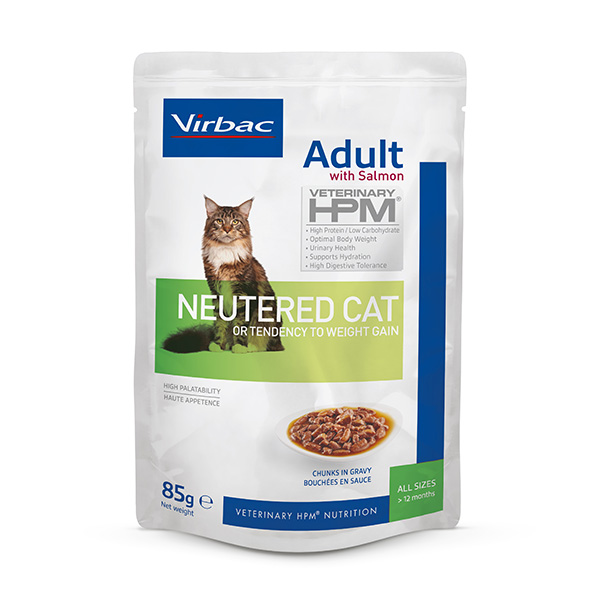 Virbac Cat Neutered Adult Salmon 85gr Κτηνιατρικές Τροφές 