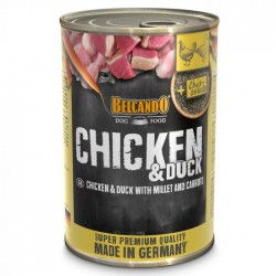 Belcando με Κοτόπουλο και Πάπια (400gr Κονσέρβα) Ολιστικές Τροφές